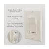 Maxxima Interruptor basculante LED con regulador_3