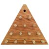 Juego de peldaños de madera de roble macizo triángulo_2