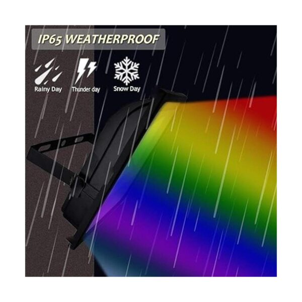 Proyector GLW 20 W RGB LED cambia de color con mando a_3