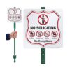 SmartSign 10 x 10 inch No Soliciting No Politics No_2
