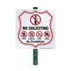 SmartSign 10 x 10 inch No Soliciting No Politics No_1
