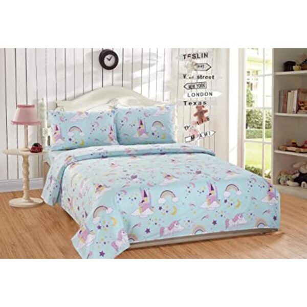 Linen Plus Juego de sábanas para niñas y adolescentes_1
