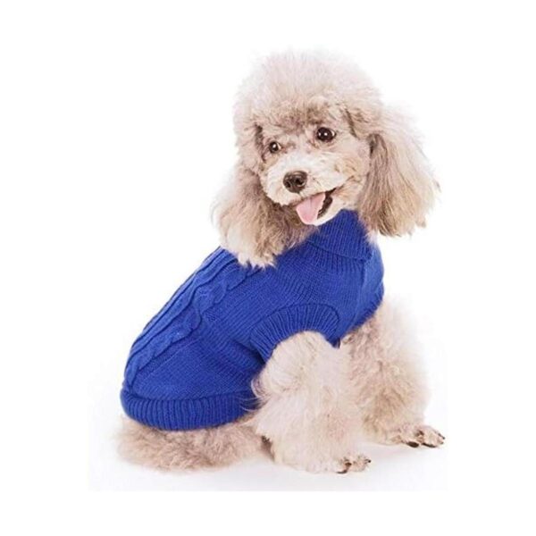 FAMI Suéter clásico de cuello alto para perros pequeños_2