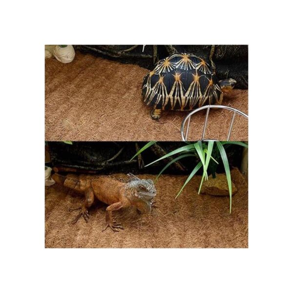 Hamiledyi Alfombrilla de fibra de coco para reptiles