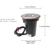 QUANS Luz LED de bajo voltaje de 3 W 12 V 24 V CA para_5