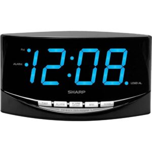 SHARP Reloj despertador fácil de ver con números gigantes_1
