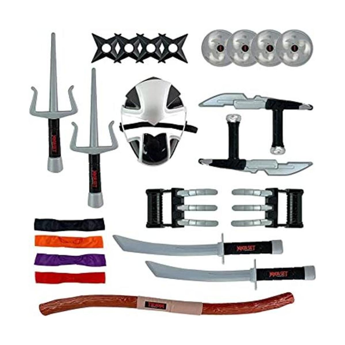 Juego deluxe de armas de guerrero ninja para niños