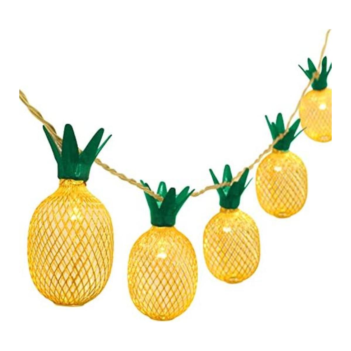 BETUS Cadena de luces LED de piña de 6.5 pies 10 luces