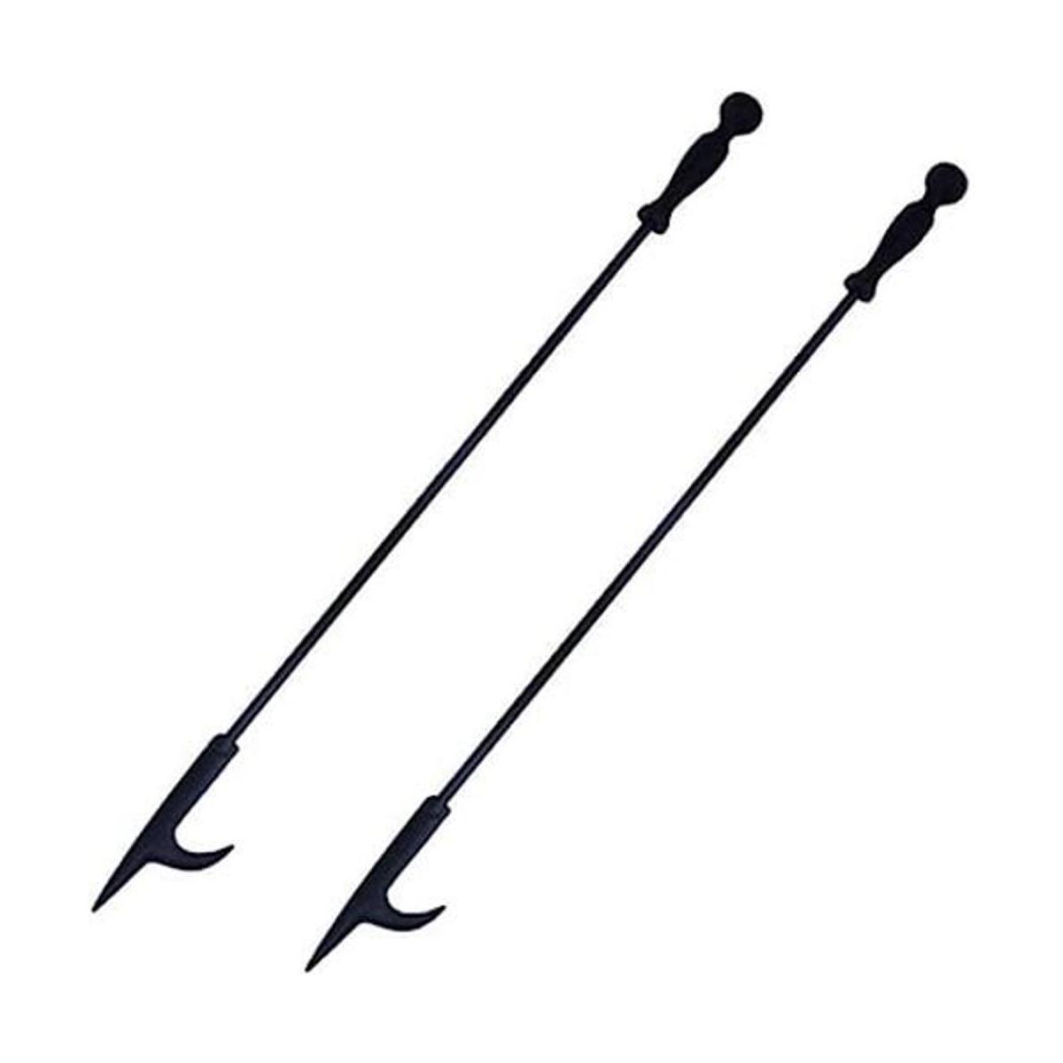 Rocky Mountain Goods Poker para chimenea larga acabado