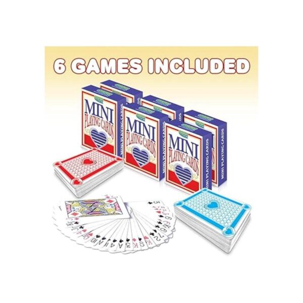 Gamie Mini cartas de juego de 2.5 pulgadas paquete de 6_2