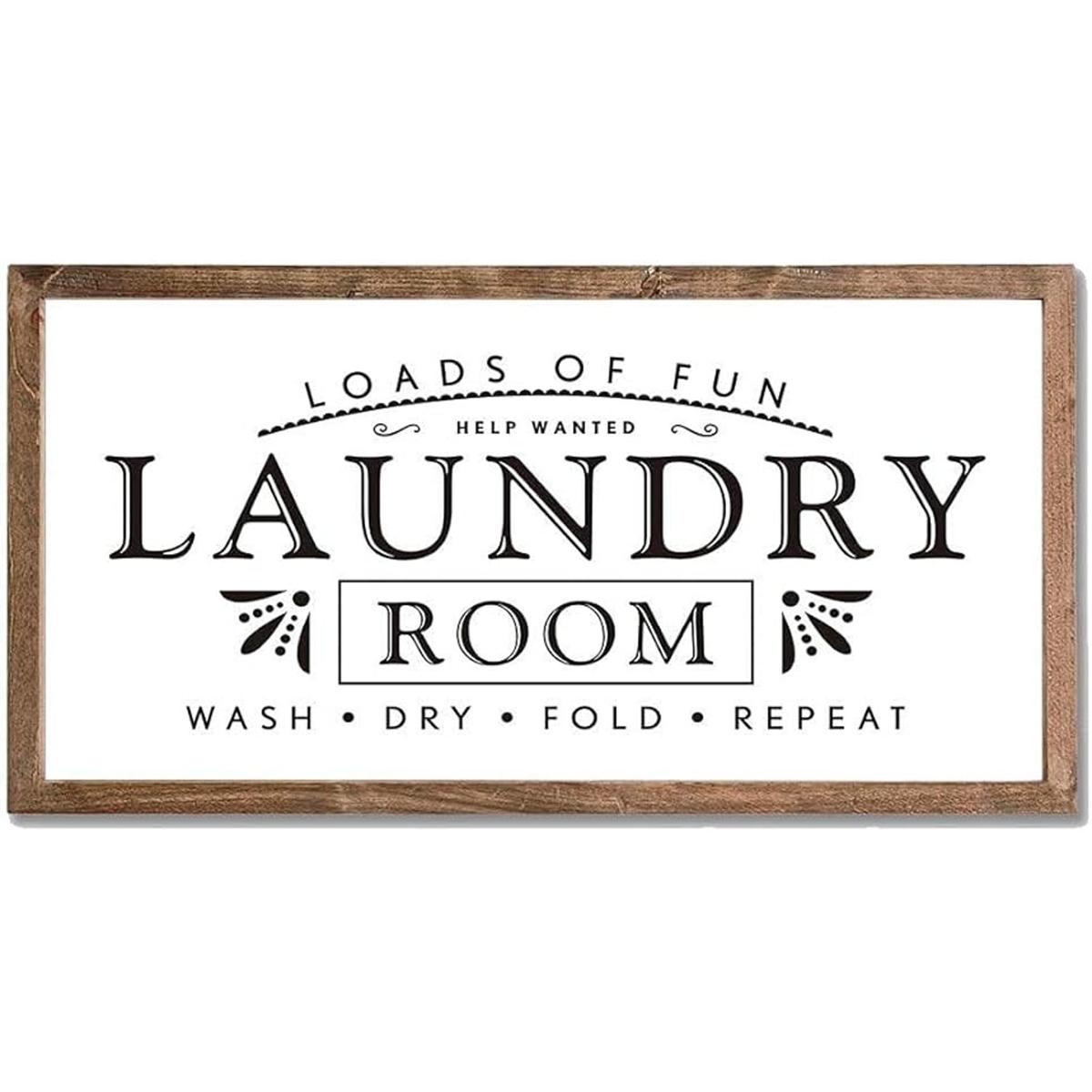 Letreros de lavandería para decoración del hogar un