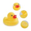 LOUHUA Patito de goma miniatura; juguete de baño para_4