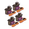 4 unids MG90S 0.32 oz servo motor micro metal engranaje