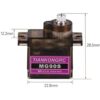 4 unids MG90S 0.32 oz servo motor micro metal engranaje