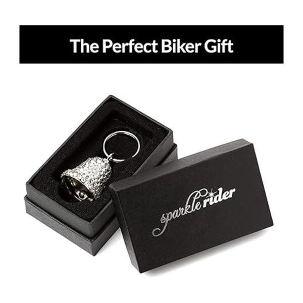 Sparkle Rider Campana de ciclismo para mujer hecha a mano_3
