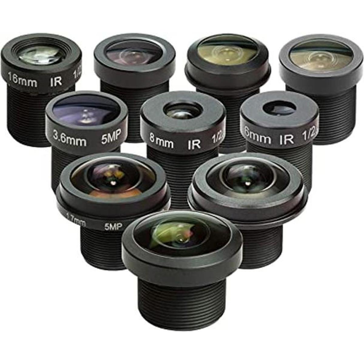Juego de lentes M12 lente Arducam para cámara Raspberry