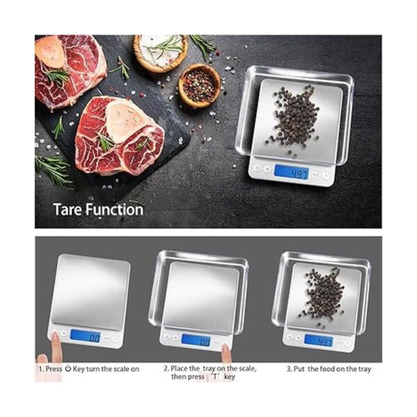 Báscula digital de cocina de Fuzion 105.82 oz0.1 g