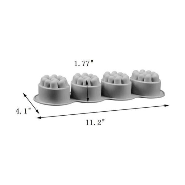 Fewo 2 moldes de silicona para barra de masaje 4