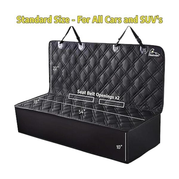 Meadowlark Fundas de asiento de perro prémium para asiento