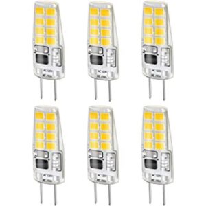 LEKE Bombilla G8 de color blanco cálido de 3 W G8_1