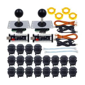 SJJX Arcade Game DIY Kit 2 Player Zero Delay USB Encoder
