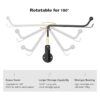 Mkono Percha de ropa para montar en la pared con soporte