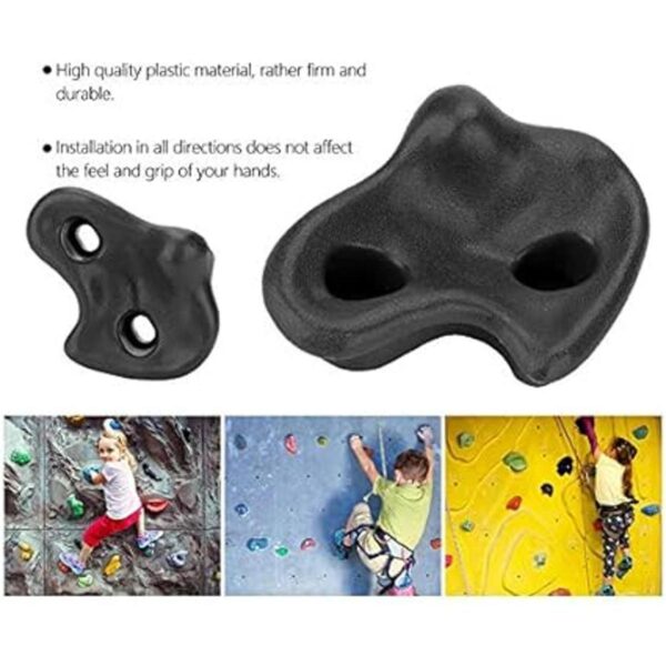 Dilwe Rock Soportes para escalada 10 piezas de seguridad_3