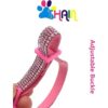 THAIN Collar de gato ajustable básico con diamantes
