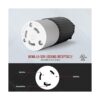 Enchufe con bloqueo ENERLITES de grado industrial 30A_2