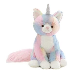 GUND Rainbow Shimmer Caticorn Gato de peluche de_1