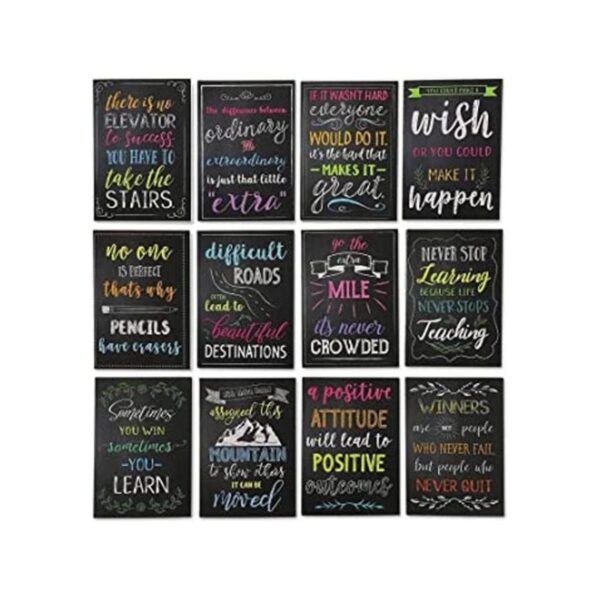 Paquete de 12 cuadernos pequeños inspiradores con citas_1