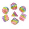 Dados HD DND Juego de dados arco iris juego de dados_1