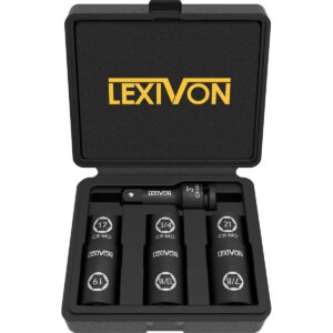 LEXIVON Juego de llaves de impacto de 12 pulgada 6_1