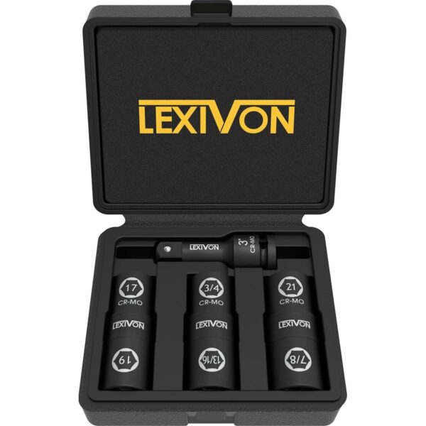 LEXIVON Juego de llaves de impacto de 12 pulgada 6_1
