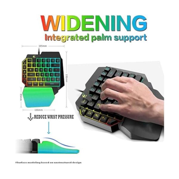 FELiCON Combinación de teclado y ratón para juegos con una