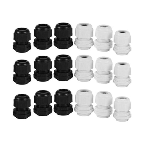 MAKERELE Juego de 45 prensaestopas de plástico impermeable_5