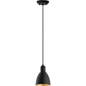 EGLO Priddy Lámpara colgante de 1 luz con pantalla de_1