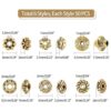 Cuentas Ph PandaHall espaciadoras tibetanas de plata