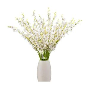 BOMAROLAN Flores falsas de seda de orquídeas artificiales