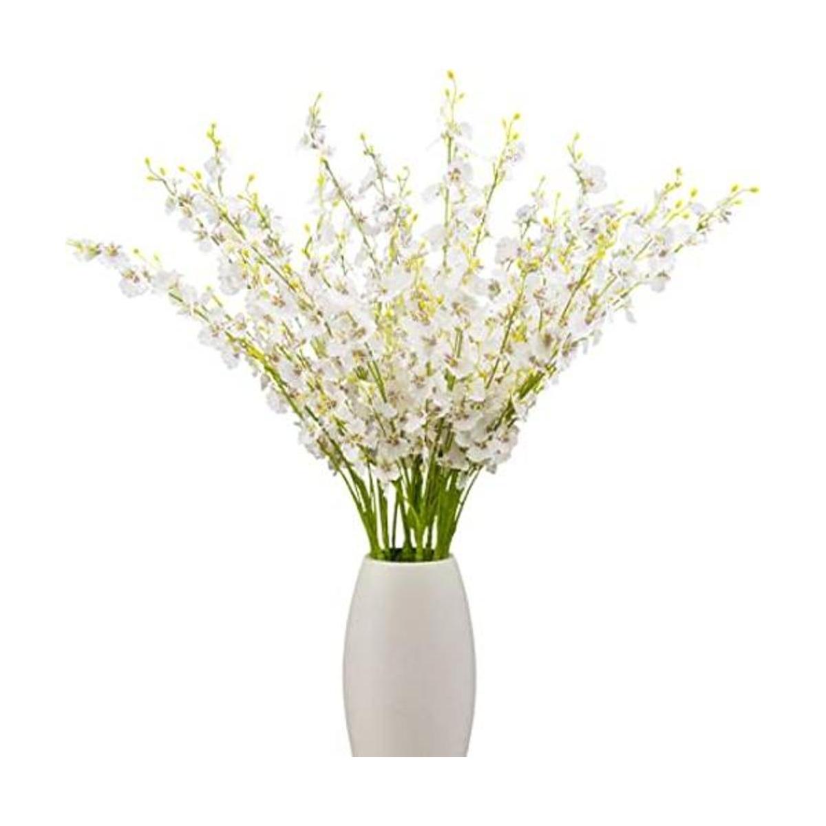 BOMAROLAN Flores falsas de seda de orquídeas artificiales