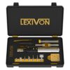 LEXIVON Juego de sopletes de butano para soldadura Negro_1