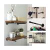 Home TZH Soporte de estante de 0.5 in 4 unidades