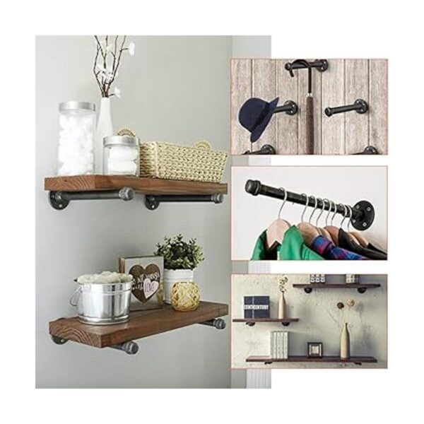 Home TZH Soporte de estante de 0.5 in 4 unidades
