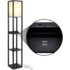 Brightech Maxwell Lámpara de pie moderna con puertos USB_1