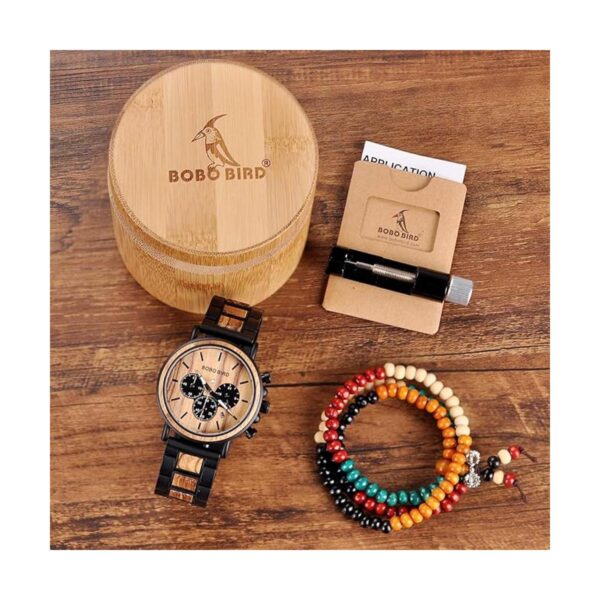 BOBO BIRD Relojes de madera grabados personalizados para_6