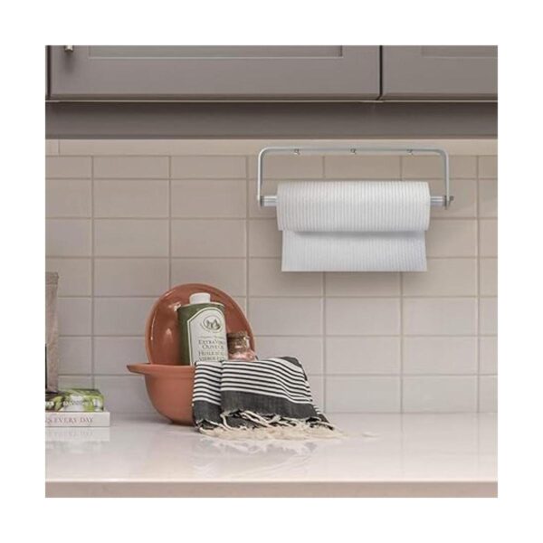 Soporte adhesivo toallas de papel debajo del