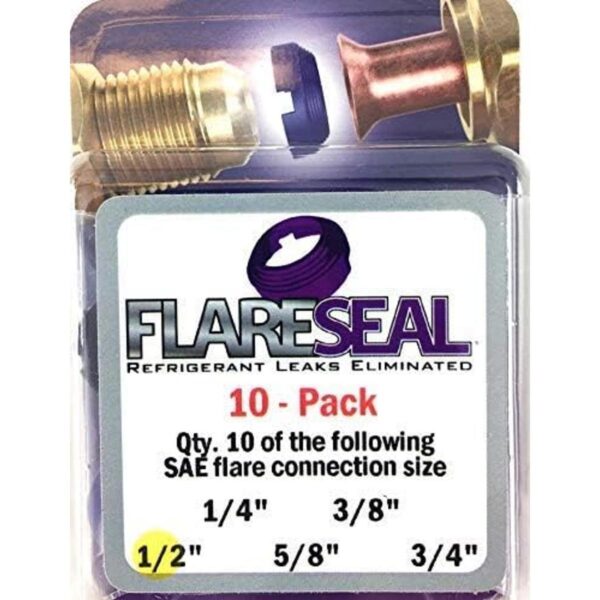 FlareSeal Paquete de 10 unidades FS0810PK Ajuste de sello_1