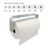 Soporte adhesivo toallas de papel debajo del
