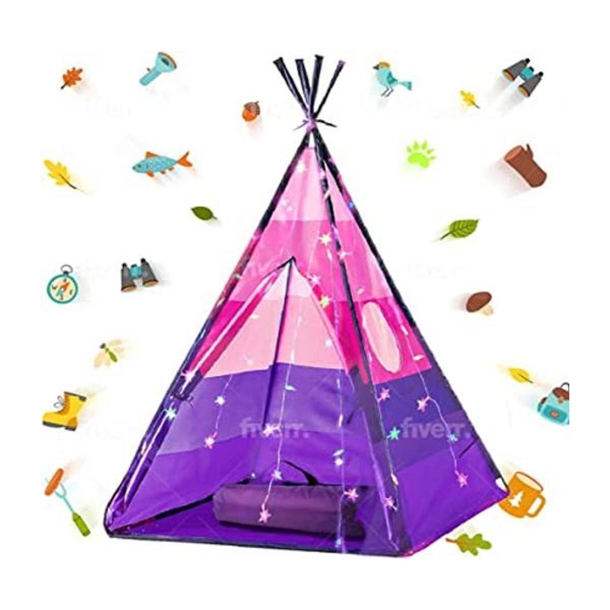 LimitlessFunN Teepee Tienda de campaña para niños con