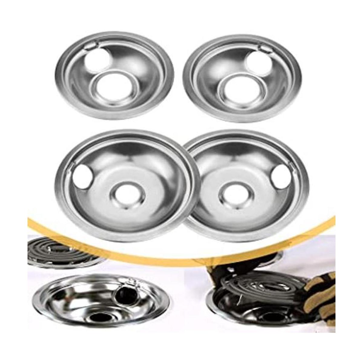 Paquete de 4 cuencos reflectores de acero inoxidable kit